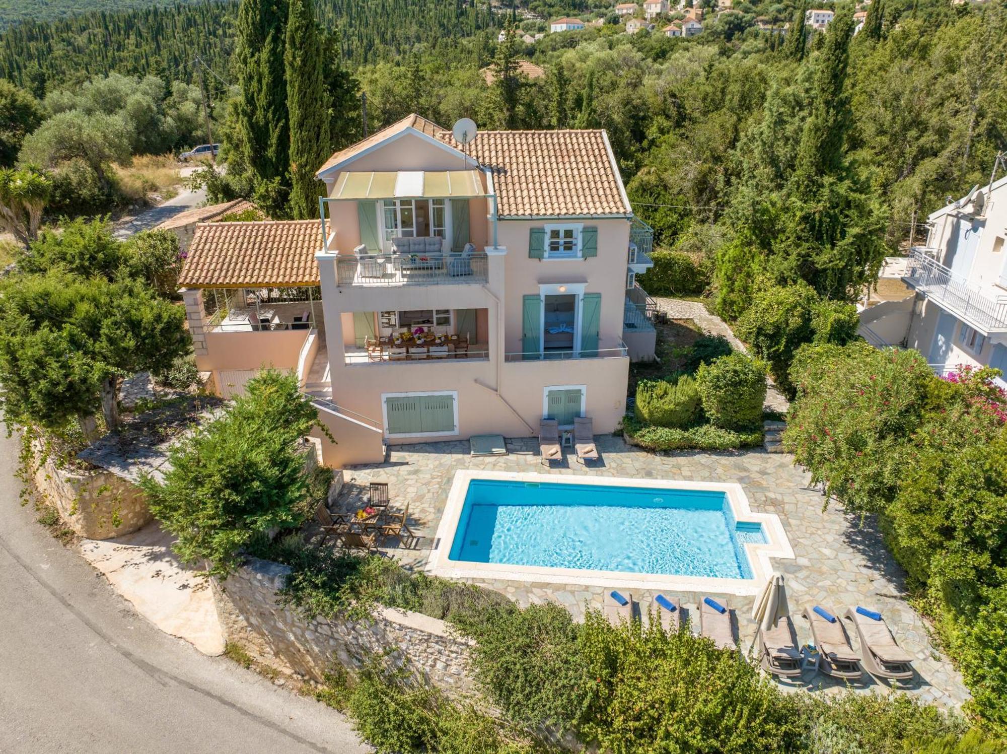 فيلا Garden House, Up To 8Px 1Km From Fiskardo Tselendáta المظهر الخارجي الصورة