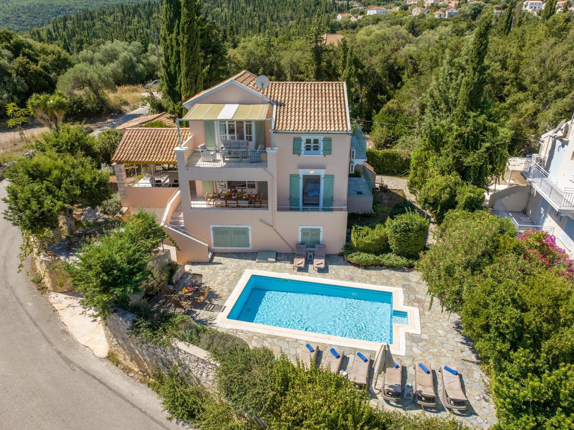 فيلا Garden House, Up To 8Px 1Km From Fiskardo Tselendáta المظهر الخارجي الصورة