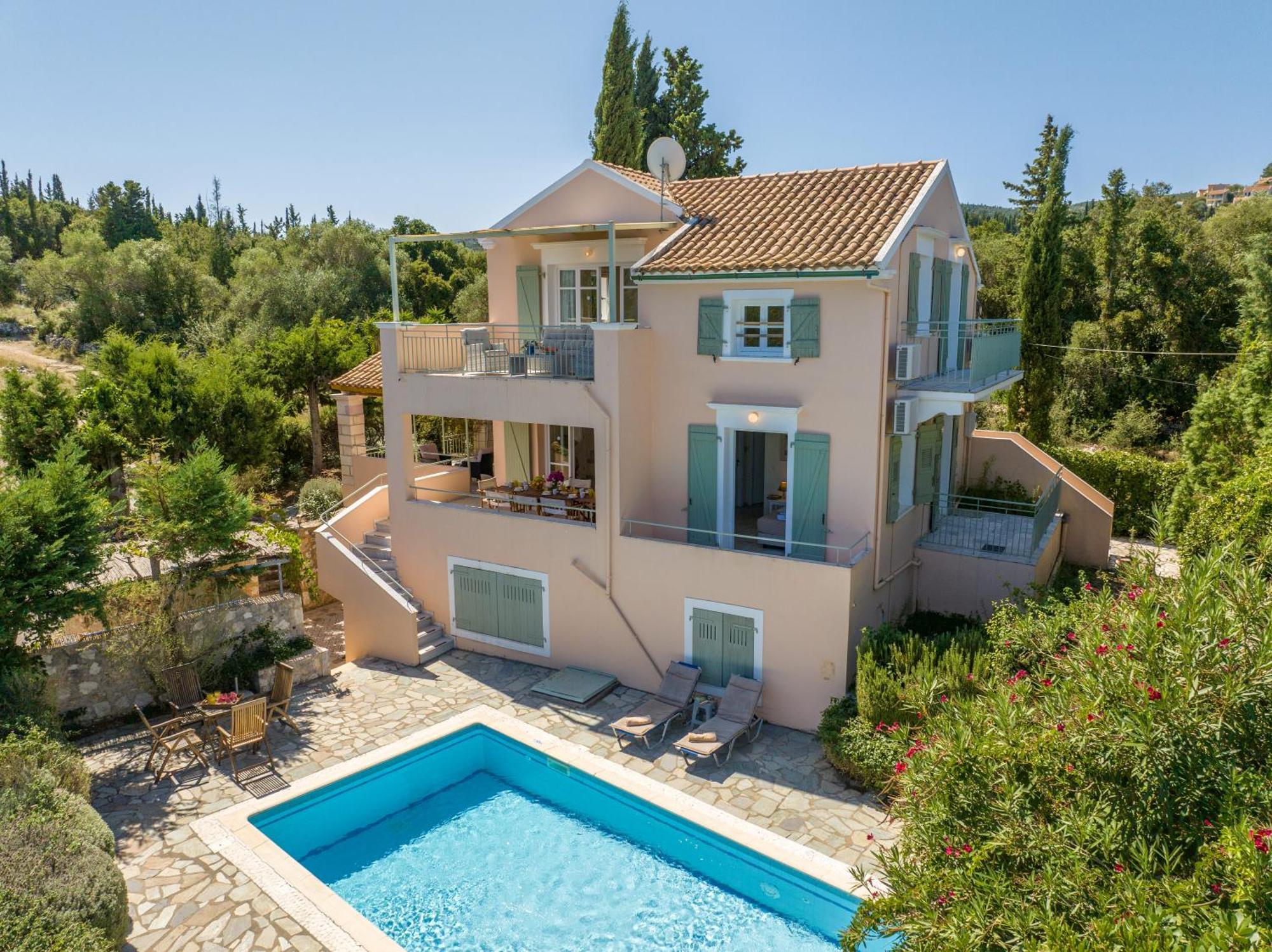 فيلا Garden House, Up To 8Px 1Km From Fiskardo Tselendáta المظهر الخارجي الصورة